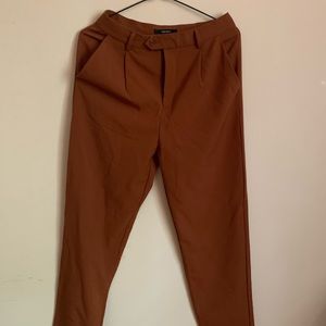 Sunset Orange Trousers (straight leg)
